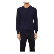 Blauwe Gebreide Crew Neck Trui Etro , Blue , Heren