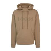 Beige Sweatshirt Pulls & Gilets Hugo Boss , Beige , Heren