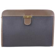 Pre-owned Canvas clutches Dunhill Pre-owned , Brown , Dames