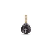 Kristallen Hanger met Cubic Zirkonia Julie Sandlau , Black , Dames