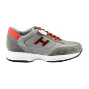 Stijlvolle Leren Schoenen Hogan , Gray , Heren