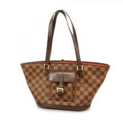 Pre-owned Fabric louis-vuitton-bags Louis Vuitton Vintage , Brown , Da...