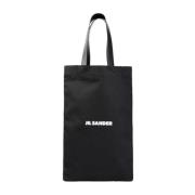 Zwarte Shopper Tas Jil Sander , Black , Heren