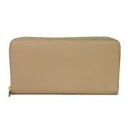 Pre-owned Leather wallets Celine Vintage , Beige , Dames