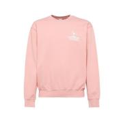 Katoenen sweatshirt met ronde hals Sporty & Rich , Pink , Dames