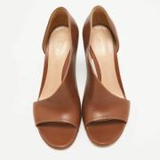 Pre-owned Leather sandals Gianvito Rossi Pre-owned , Brown , Dames