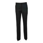 Elegante Wollen Blend Broek Pinko , Black , Dames