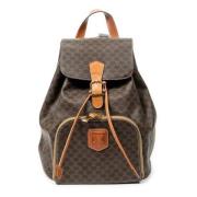 Pre-owned Canvas backpacks Celine Vintage , Brown , Dames