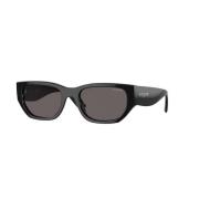 Zwarte Rook Zonnebril Stijlvol Model Vogue , Black , Unisex