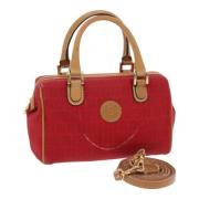 Pre-owned Canvas fendi-bags Fendi Vintage , Red , Dames