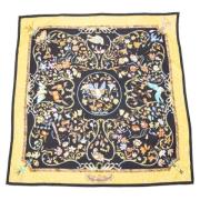 Pre-owned Silk scarves Hermès Vintage , Multicolor , Dames