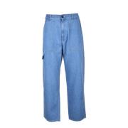 Katoenen Casual Broek Philippe Model , Blue , Heren