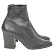 Pre-owned Leather boots Sergio Rossi Pre-owned , Black , Dames