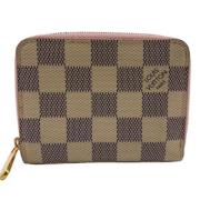 Pre-owned Canvas wallets Louis Vuitton Vintage , Brown , Dames