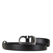 Pre-owned Leather belts Salvatore Ferragamo Pre-owned , Black , Heren