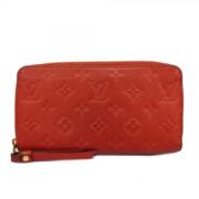 Pre-owned Fabric wallets Louis Vuitton Vintage , Red , Dames