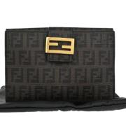 Pre-owned Canvas wallets Fendi Vintage , Brown , Dames