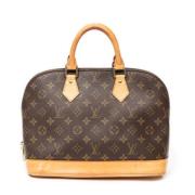 Pre-owned Canvas handbags Louis Vuitton Vintage , Brown , Dames