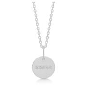 Sister Zilveren Ketting Hanger Frk. Lisberg , Gray , Dames