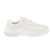 Leren Sneakers met Rubberen Zool Calvin Klein Jeans , White , Heren