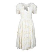 Katoenen jurk voor vrouwen Giulia N Couture , White , Dames