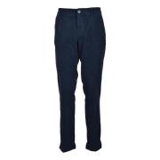 Katoen Elastaan Broek Mason's , Blue , Heren