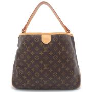 Pre-owned Canvas handbags Louis Vuitton Vintage , Brown , Dames