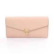 Pre-owned Leather wallets Fendi Vintage , Pink , Dames