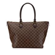 Pre-owned Canvas handbags Louis Vuitton Vintage , Brown , Dames