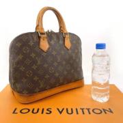 Pre-owned Canvas handbags Louis Vuitton Vintage , Brown , Dames