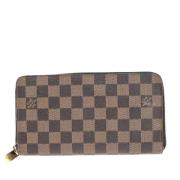 Pre-owned Canvas wallets Louis Vuitton Vintage , Brown , Dames