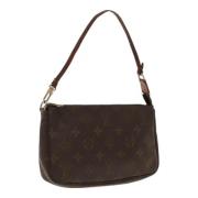 Pre-owned Canvas pouches Louis Vuitton Vintage , Brown , Dames