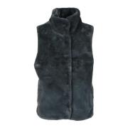 Gewatteerd Puffer Vest Rino&Pelle , Gray , Dames