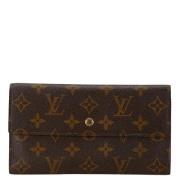 Pre-owned Canvas wallets Louis Vuitton Vintage , Brown , Dames