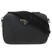 Pre-owned Leather prada-bags Prada Vintage , Black , Dames