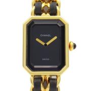 Pre-owned Glass watches Chanel Vintage , Yellow , Dames