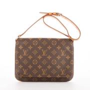 Pre-owned Canvas louis-vuitton-bags Louis Vuitton Vintage , Brown , Da...