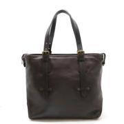 Pre-owned Leather louis-vuitton-bags Louis Vuitton Vintage , Brown , D...