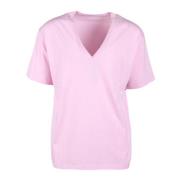 Katoenen T-shirt Mauro Grifoni , Pink , Heren