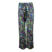 Polyester Stijlvolle Broek Think! , Multicolor , Dames