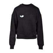 Zwarte Sweatshirt voor Vrouwen Chiara Ferragni Collection , Black , Da...