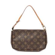 Pre-owned Canvas louis-vuitton-bags Louis Vuitton Vintage , Brown , Da...