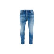 5 Pocket Pants Dsquared2 , Blue , Heren