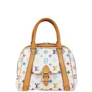 Pre-owned Leather louis-vuitton-bags Louis Vuitton Vintage , White , D...