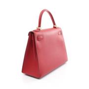 Pre-owned Fabric handbags Hermès Vintage , Red , Dames