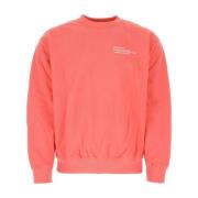 Zalm Katoenen Sweatshirt Sporty & Rich , Pink , Heren