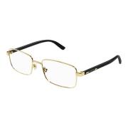 Zwart Goud Montuur Gg1586O Gucci , Yellow , Heren