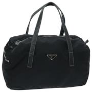 Pre-owned Nylon travel-bags Prada Vintage , Black , Dames