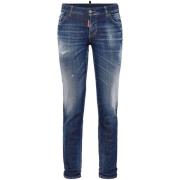 Donkerblauwe Skinny Jeans Dsquared2 , Blue , Dames