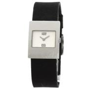 Pre-owned Leather watches Gucci Vintage , White , Dames